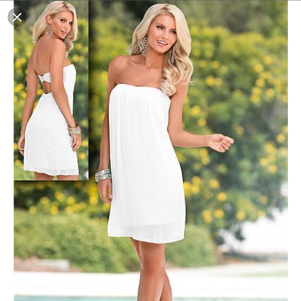 Venus strapless chiffon dress size 36/38